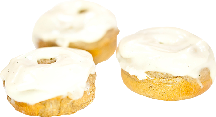 Vanilla Bean Tiny Protein Donut - Doughnut (700x380), Png Download