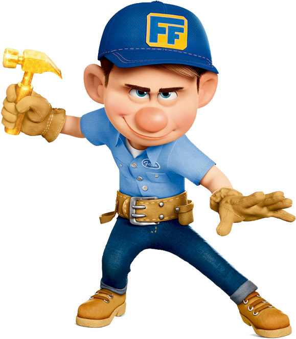 Fixitfelixjr 614×683 Pixels Fix It Felix Jr, Wreck - Fix It Felix Clipart (614x683), Png Download