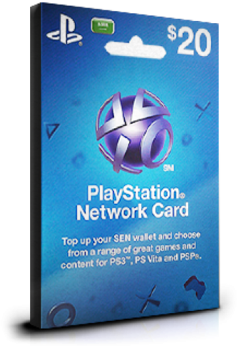 Psn $20 Ksa - Playstation Network Card Uae (500x500), Png Download