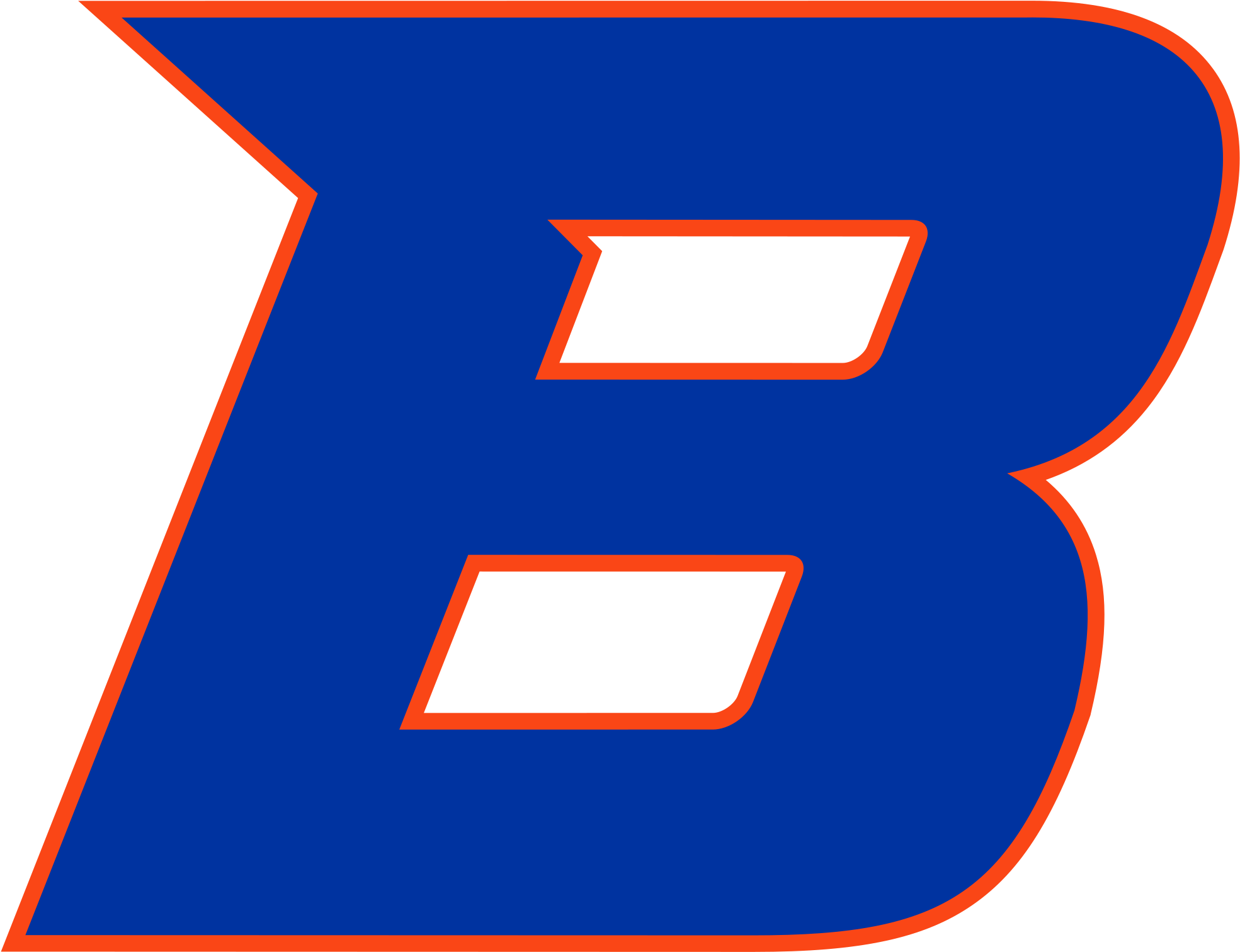 Boise State University B (1200x926), Png Download
