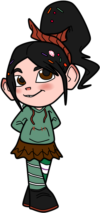 Wreck It Ralph Von - Vanellope Von Schweetz (450x750), Png Download