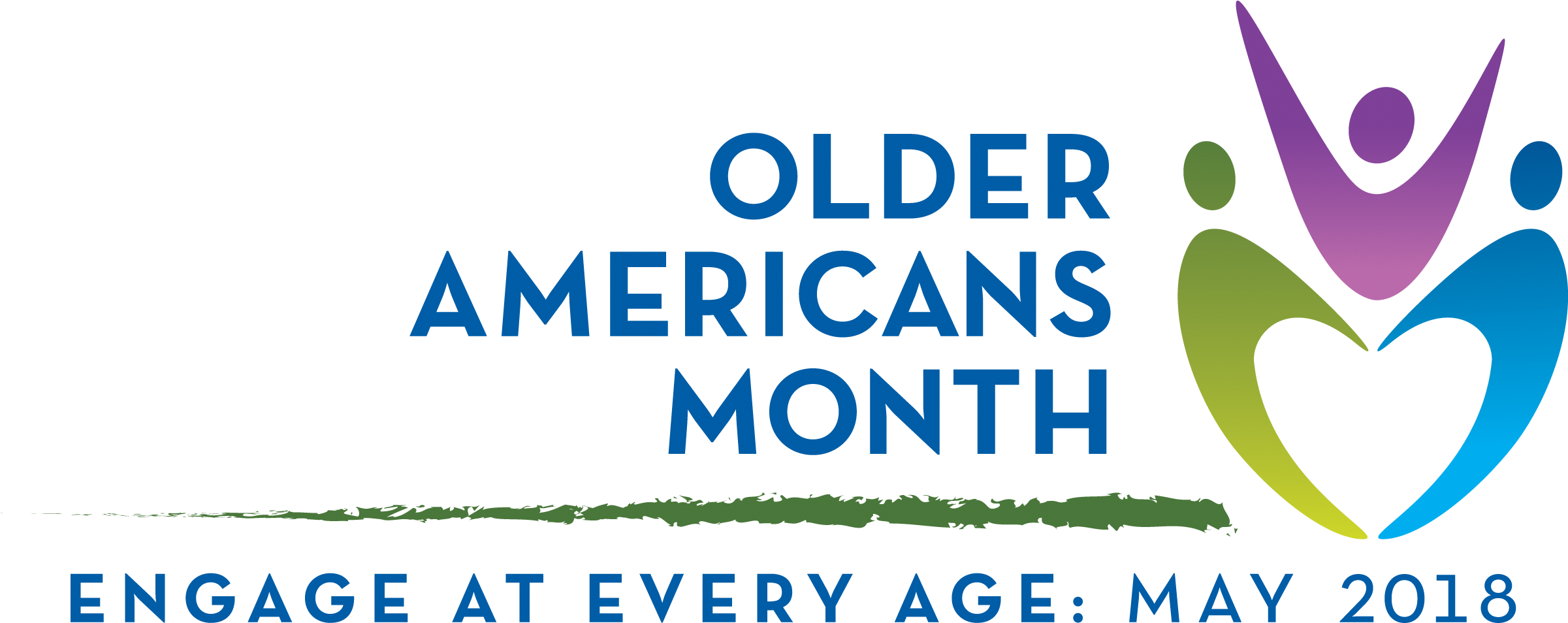Older Americans Month - Older Americans Month Engage At Every Age (2400x985), Png Download
