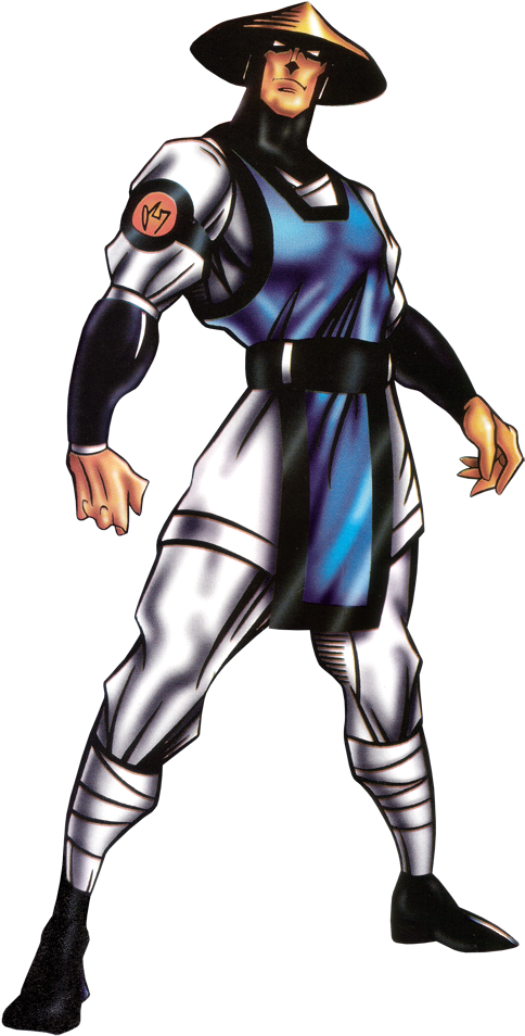 Raiden Mk2 - Mortal Kombat 2 Artwork (551x1000), Png Download