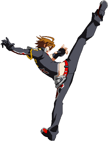 Bbcf Naoto 5b - Illustration (352x456), Png Download