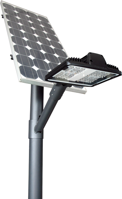 Lampadaire Solaire Pour Éclairage Public D'une Hauteur - Poste De Luz Solar (400x649), Png Download