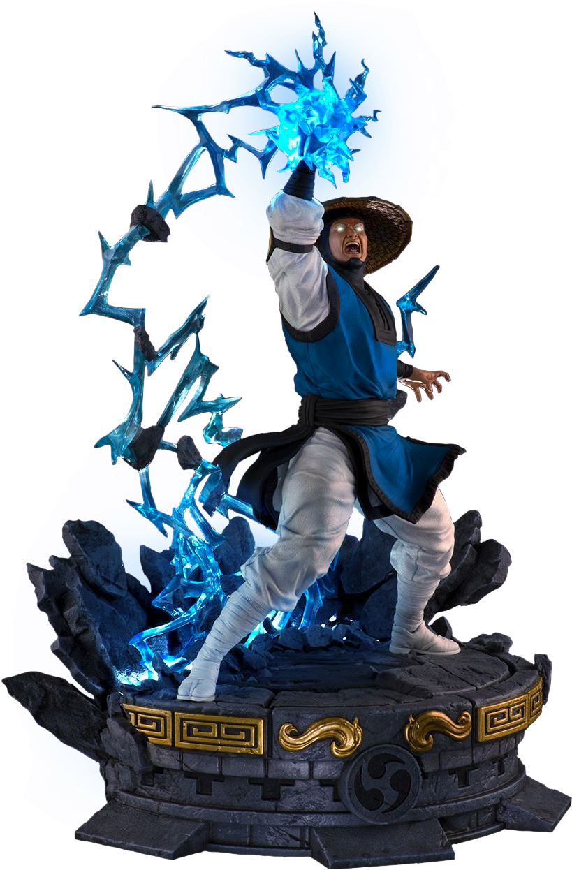 Raiden Exclusive Legacy Kollection 1/4 Scale Statue - Bonecos Pop Mortal Kombat (819x1261), Png Download