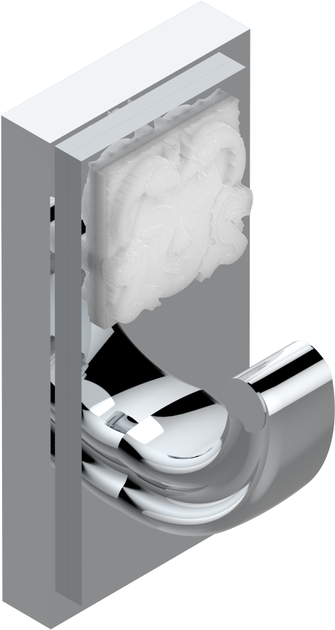 Polished Chrome - Mirror (1000x1000), Png Download