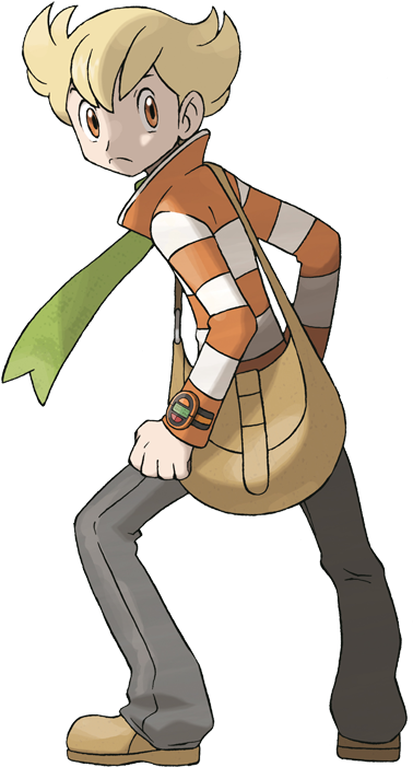 Barry - Barry Pokemon Platinum (400x720), Png Download