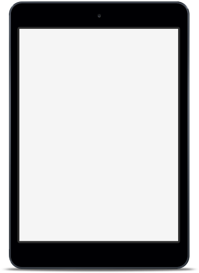 Ipad-black - Iphone 7 White Screen (420x600), Png Download