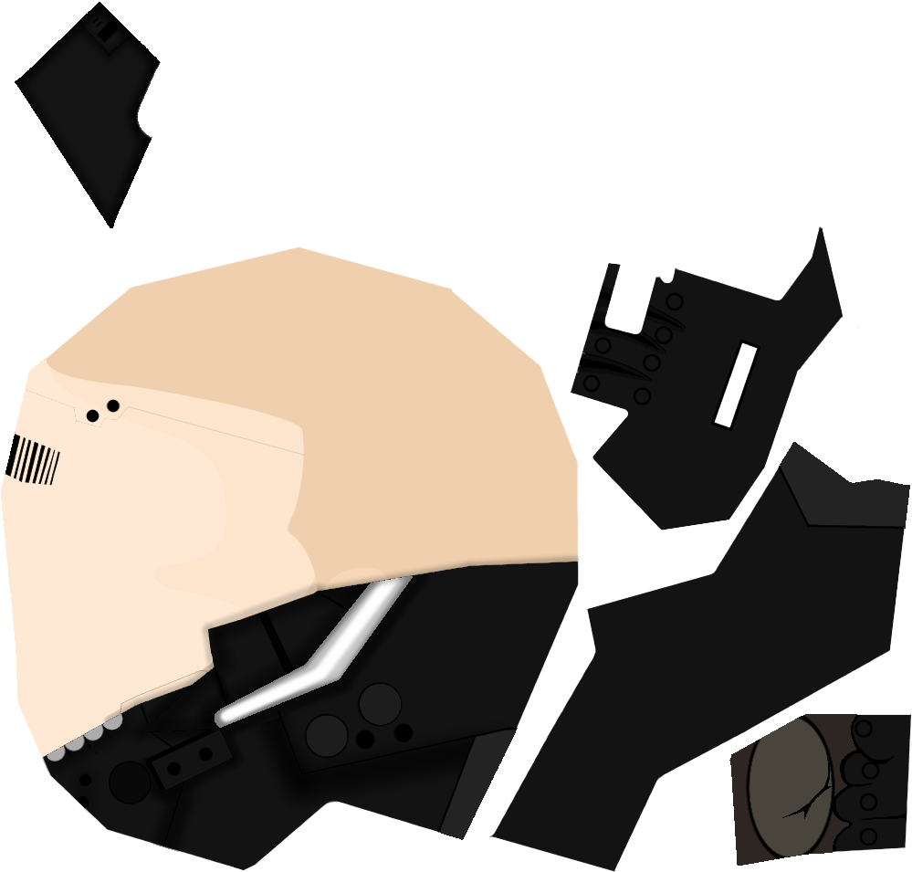 Cyborg Clipart Raiden - Ghost Skin Aottg (1024x1024), Png Download