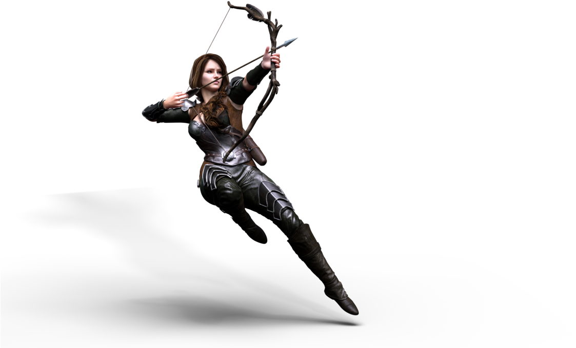 Archer Png Transparent - Baow And Arow Hd (1131x707), Png Download