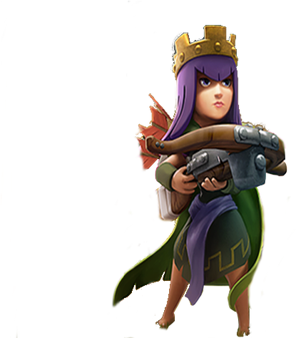 Clash Of Clans Archer Queen Png - Clash Of Clans Characters Archer Queen (500x500), Png Download