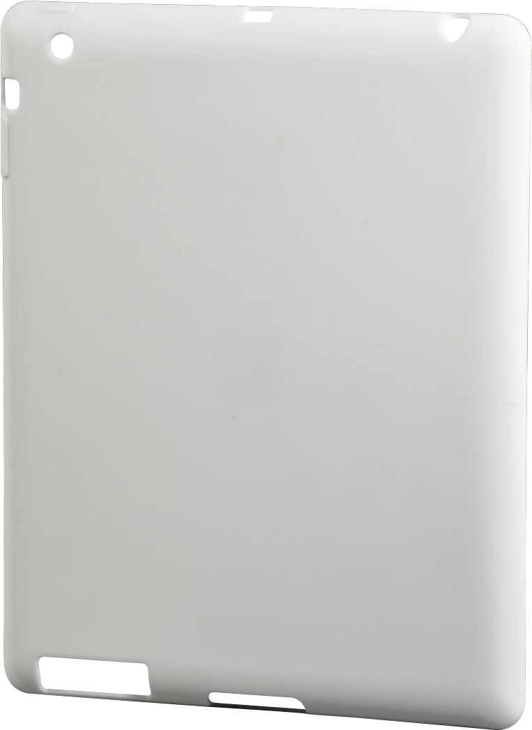 Silicone Cover For Apple Ipad 2-4, White - Tablet Computer (1100x1100), Png Download