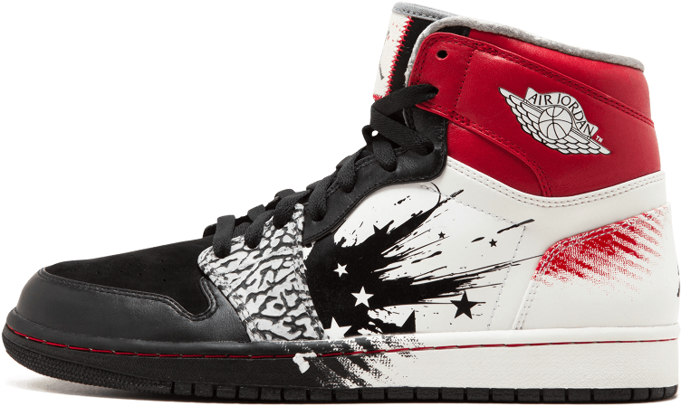 Air Jordan 1 Dave White Wings For The Future 464803-001 - Air Jordan 1 - Dave White Size 12 (1000x600), Png Download