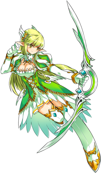 Grand Archer - Elsword Grand Archer (350x588), Png Download