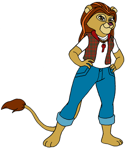 Rae The Lioness By - Portable Network Graphics (518x617), Png Download