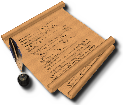 Historic Scrolls (500x400), Png Download