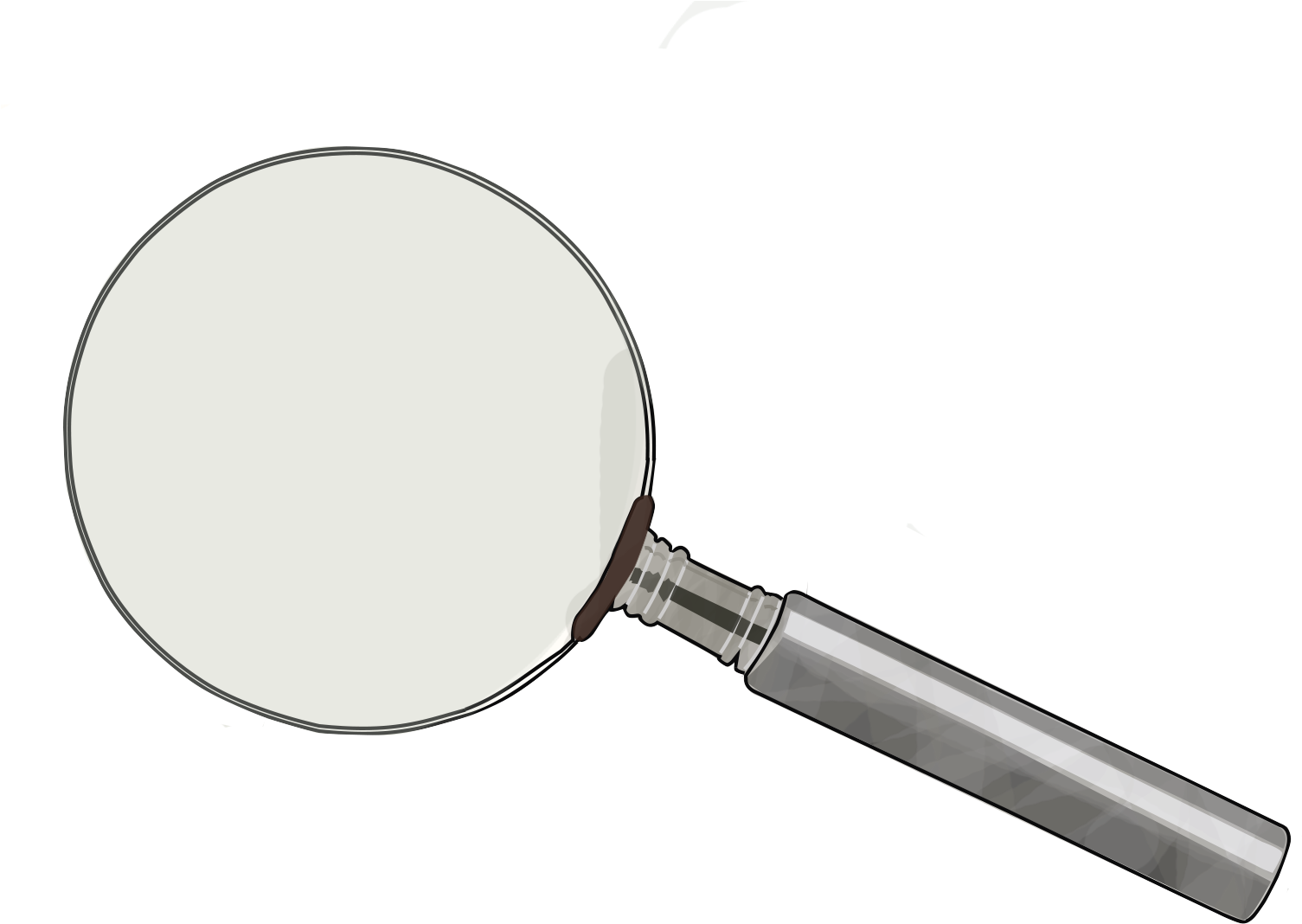 Vintage Magnifying Glass Png Download - Table Tennis Racket (1600x1200), Png Download
