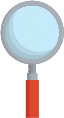 Magnifying Glass - 0shares - Stock Illustration (500x500), Png Download