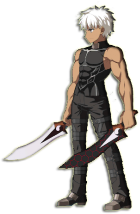 Sprite Servant 011 2 - Archer Emiya Fgo (300x431), Png Download