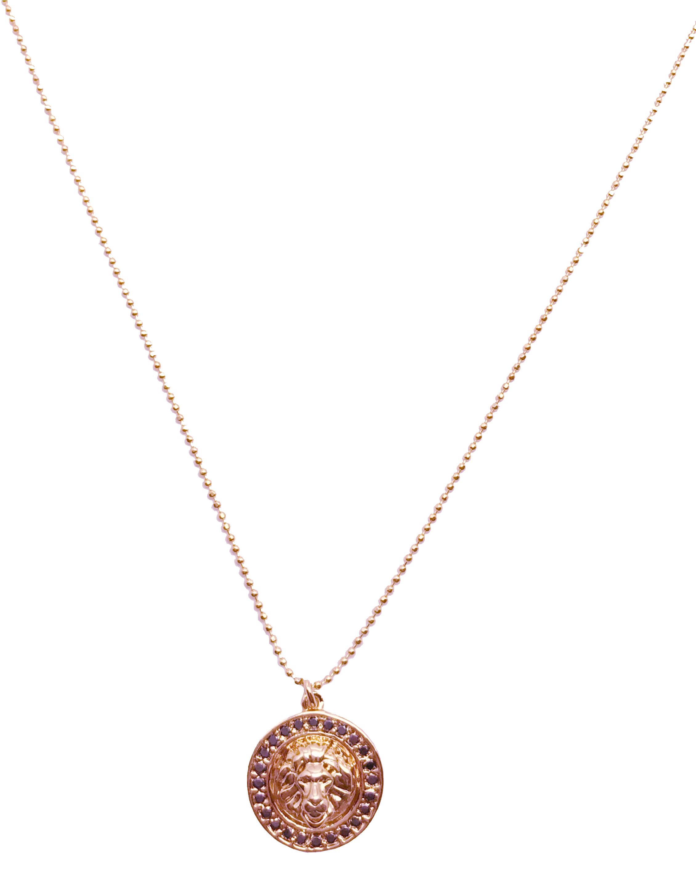 Lioness Pendant Rose Gold - Locket (2283x2853), Png Download
