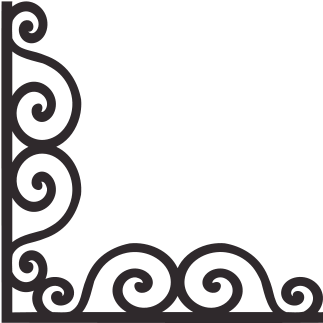 Scrolls Corner - Corner Scrolls (349x349), Png Download