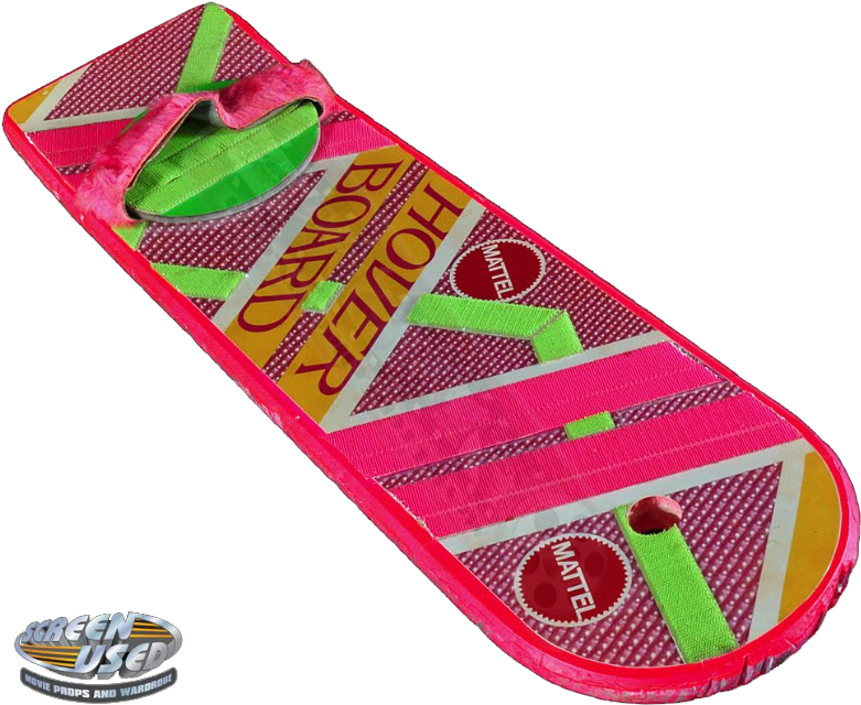 Hoverboard From Back To The Future Png - Screen Used Back To The Future Hoverboard Prop (796x659), Png Download
