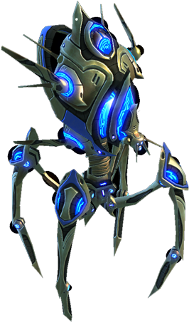 Colossus Model - Starcraft 2 Protoss Colossus (600x497), Png Download