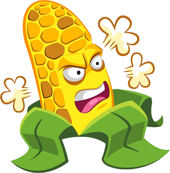 Download Plant Clipart Angry - Plants Vs Zombies Corn Png | Transparent ...