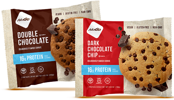 Nugo Chocolate Chip Cookie (556x339), Png Download