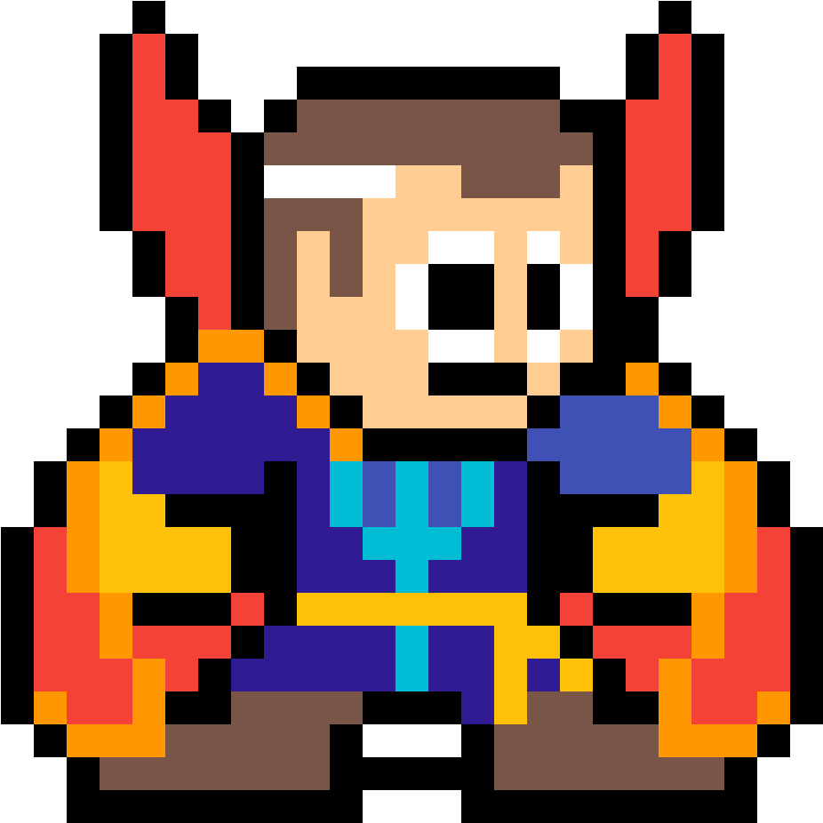 Doctor Strange - Dr Strange 8 Bit (1184x1184), Png Download