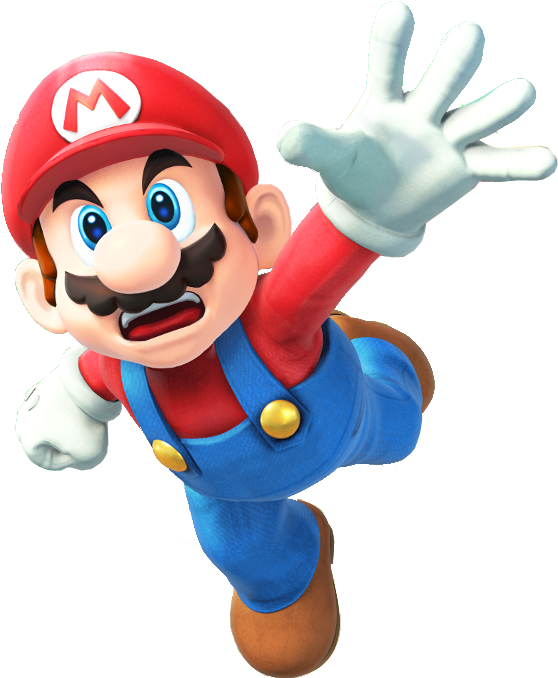 Mario Time - Ssb4 Mario Transparent Background (600x700), Png Download