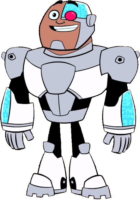 Cyborg Clipart Team Titans Go - Teen Titans Colouring Pages (466x720), Png Download