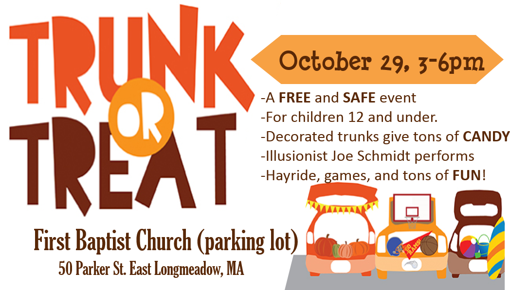 29 Oct Trunk Or Treat - Trunk Or Treat Graphic (1192x596), Png Download