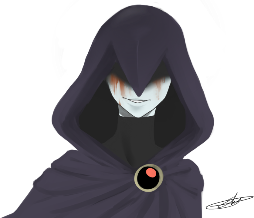 Raven From Teen Titans By Easytorememberr On Deviantart - Teen Titans Go Raven Drawings (900x719), Png Download