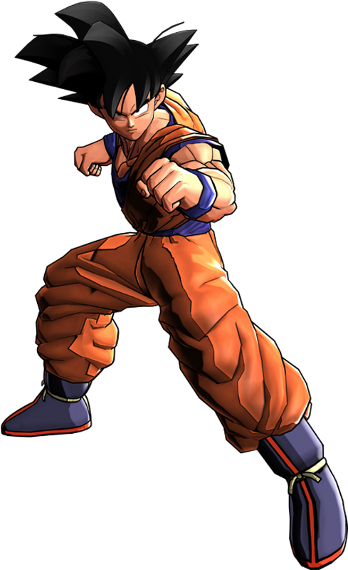 Dragon Ball Z - Dbz Battle Of Z Goku (540x804), Png Download