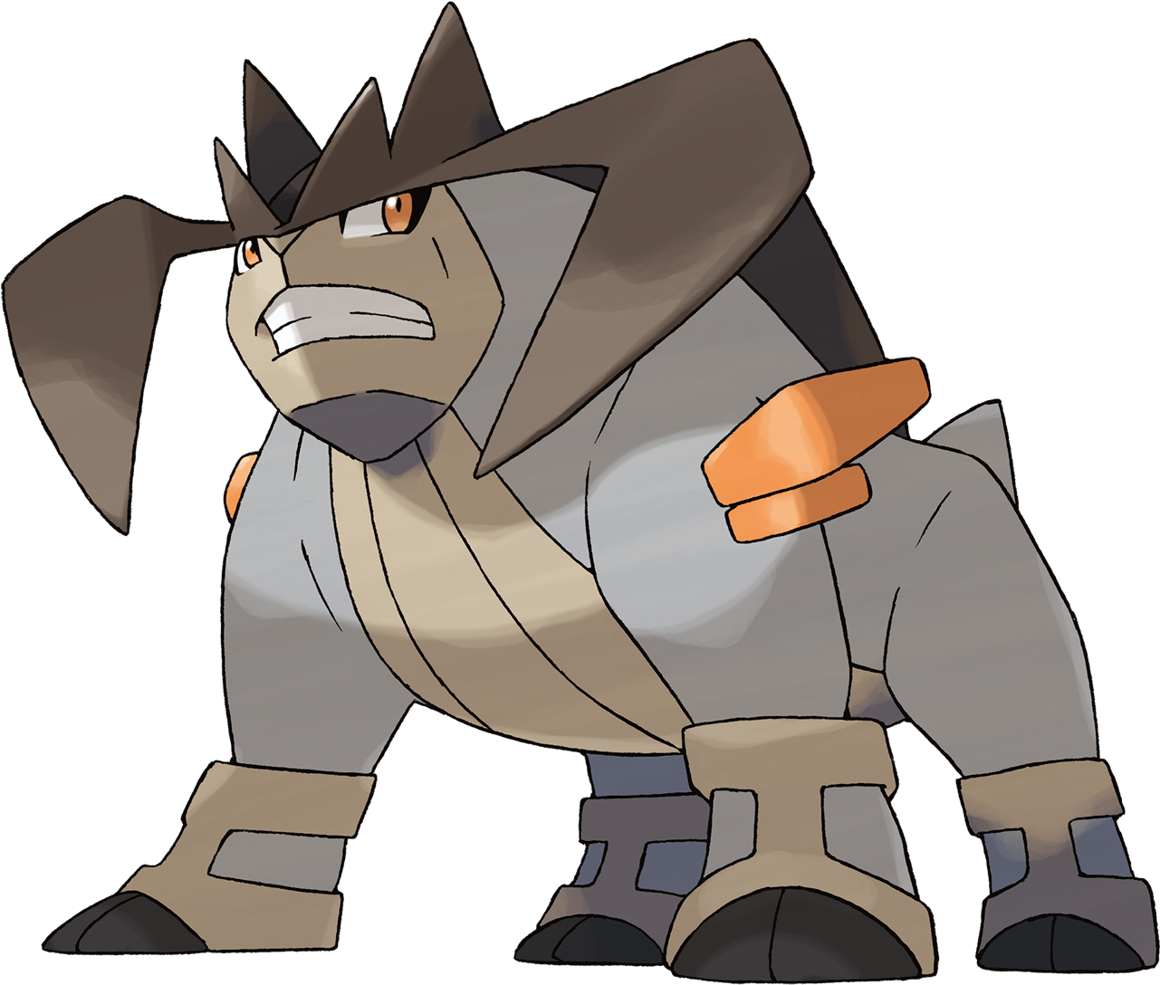 Terrakion - Pokemon Legendary Swords Of Justice (1200x1200), Png Download