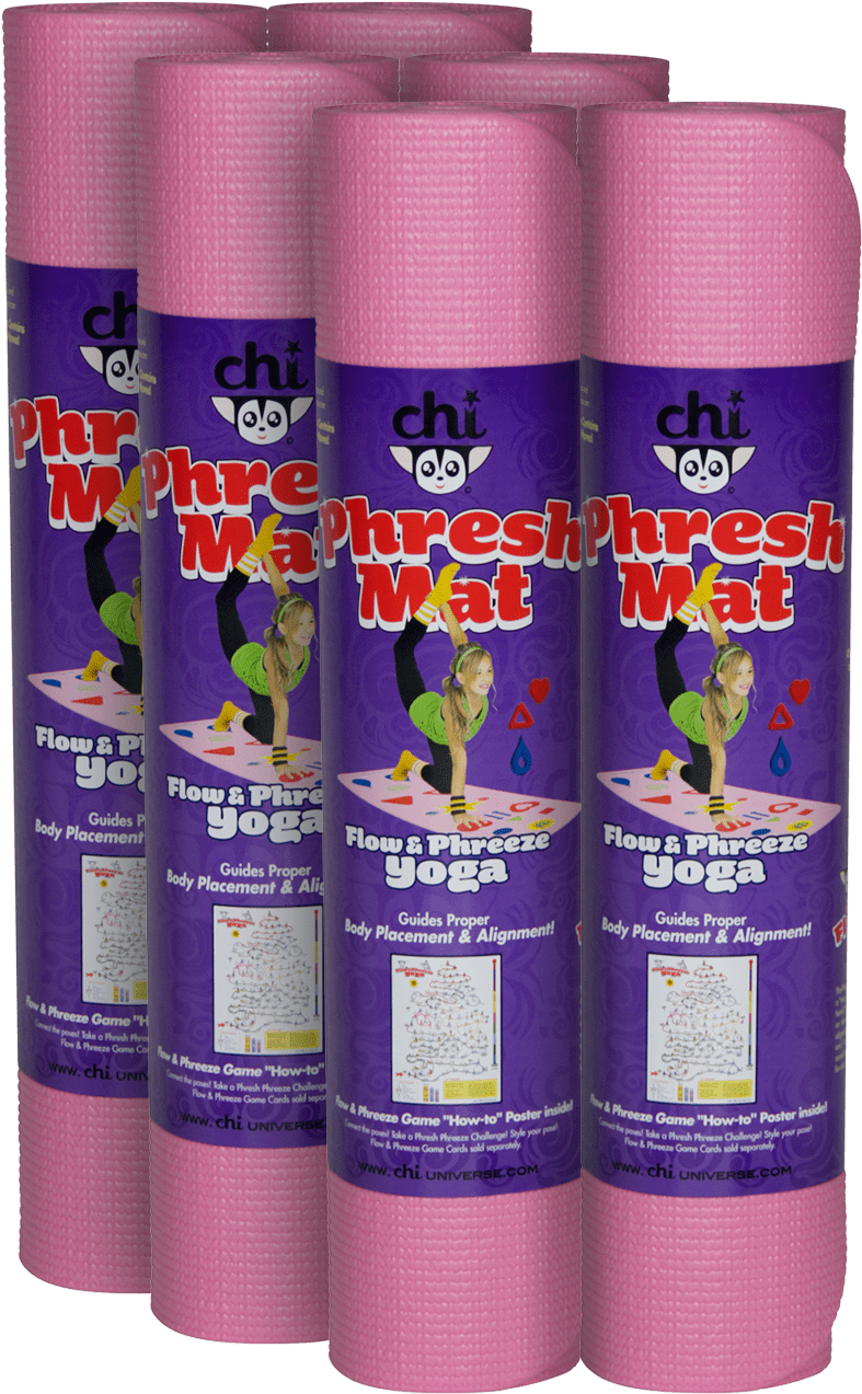 Chi Yoga Education Bundle 6 Pack Pink Kids Yoga Mat - Exercise Mat (1500x1500), Png Download