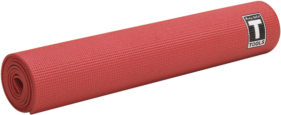 Body-solid 5mm Yoga Mat - Yoga Mat Rolled Up (600x600), Png Download