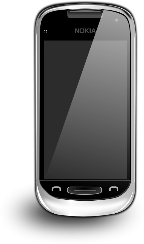 Free Phone - Nokia Clipart (529x800), Png Download