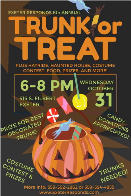 Exeter Trunk Or Treat - Connecticut (650x841), Png Download
