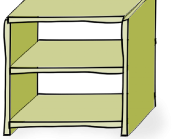 Shelf Clipart (640x480), Png Download