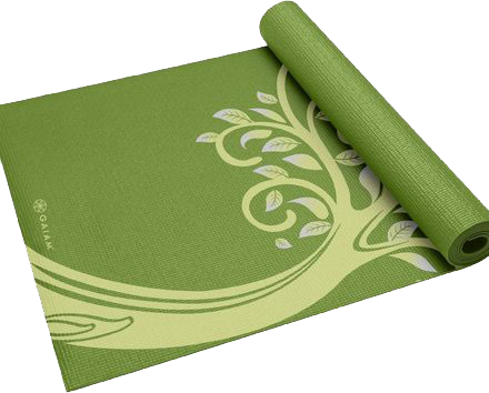 Yoga Mat - Blue - Gaiam Print Yoga Mat, Tree Of Wisdom, 3mm (440x354), Png Download