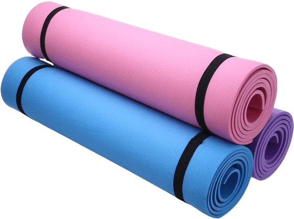 Eva Foam Yoga Mat 3 Colours - Exercise Mat 6 Mm (600x600), Png Download