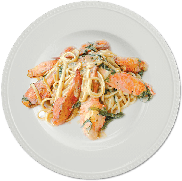Lobster Dish - Food Fish Top View Png (621x620), Png Download