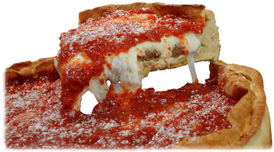Home Of The Original Stuffed Deep Dish Pizza - Nancys Pizza Atlanta (563x328), Png Download