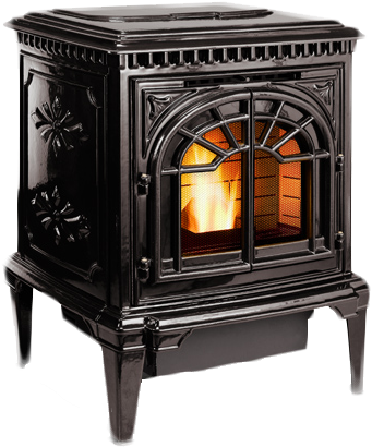 Greenfield - St Croix Greenfield Pellet Stove (351x426), Png Download