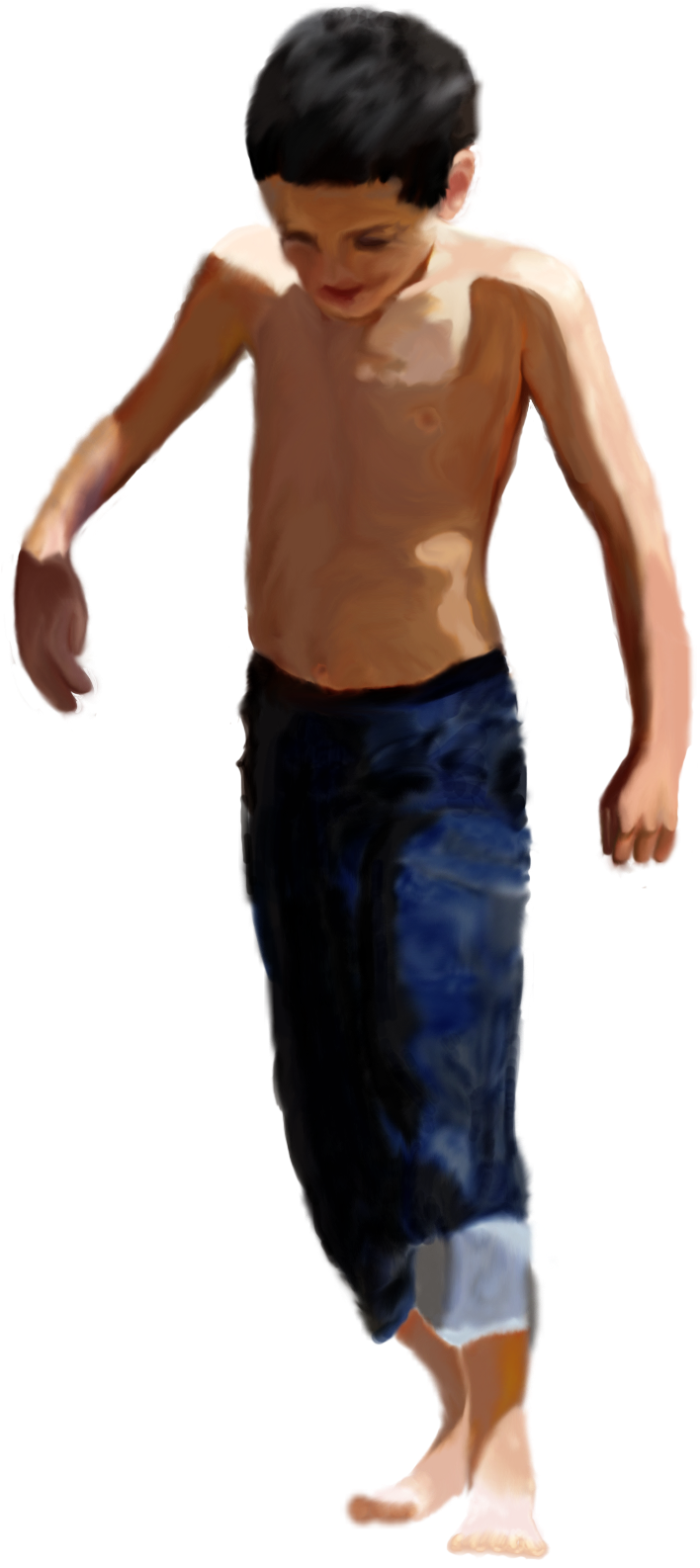 It's Hard To Capture The Joy On Her Face - Toddler (2400x3600), Png Download