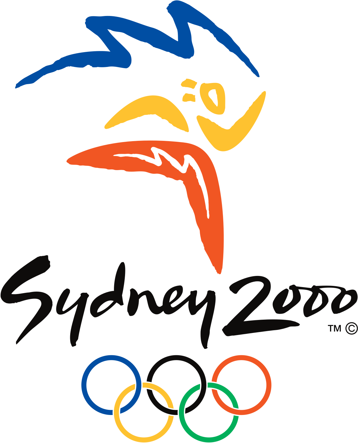 Sydney, Australia - Sydney 2000 Olympic Flag (828x1023), Png Download