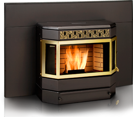 Ashby-p - St Croix Pellet Stove Insert (458x403), Png Download